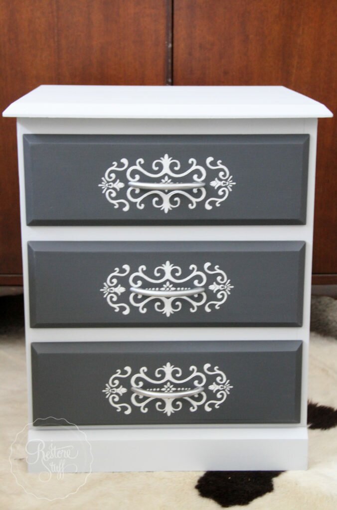 Embossed drawer stencil Sterling & Ash-1789