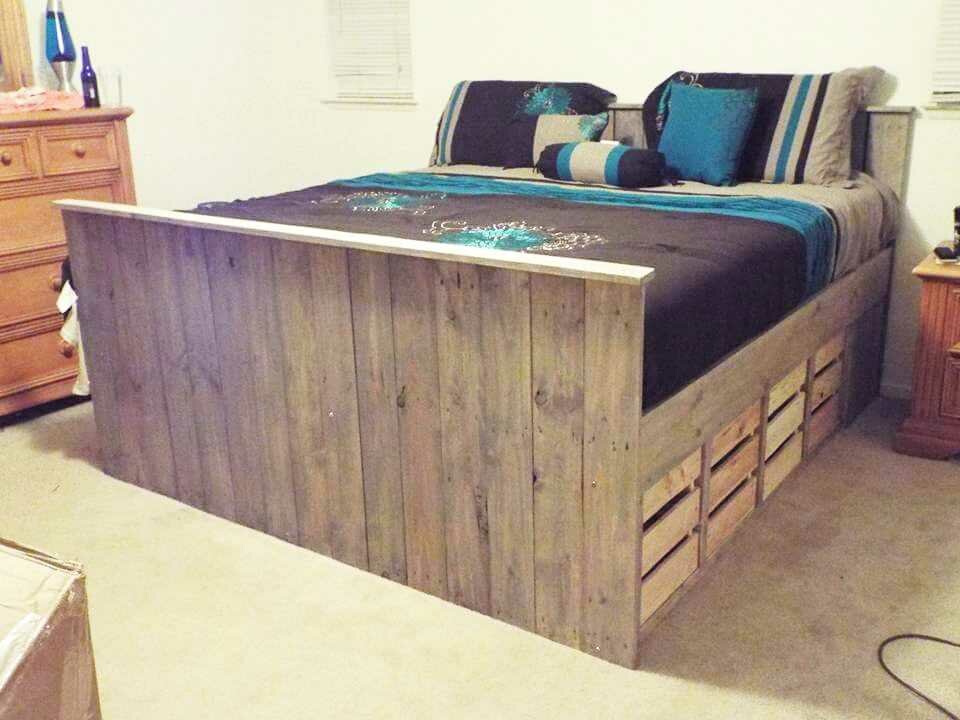 pallet bed