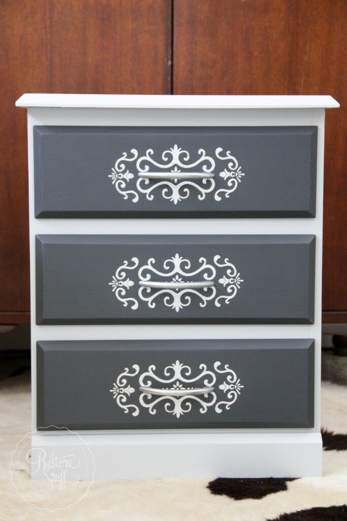 Embossed drawer stencil Sterling & Ash-1791