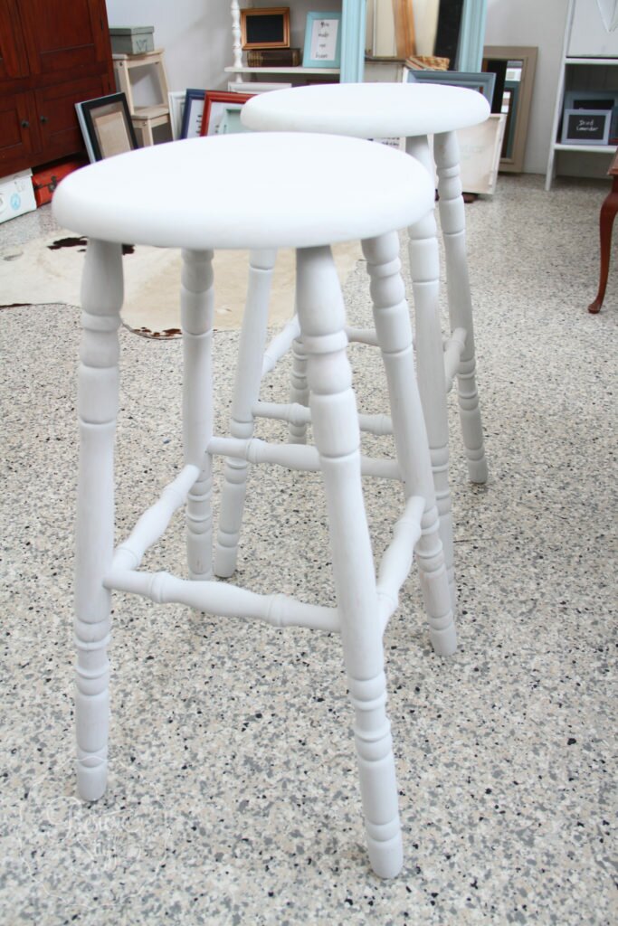 Aubusson & Soap stone stools-3722