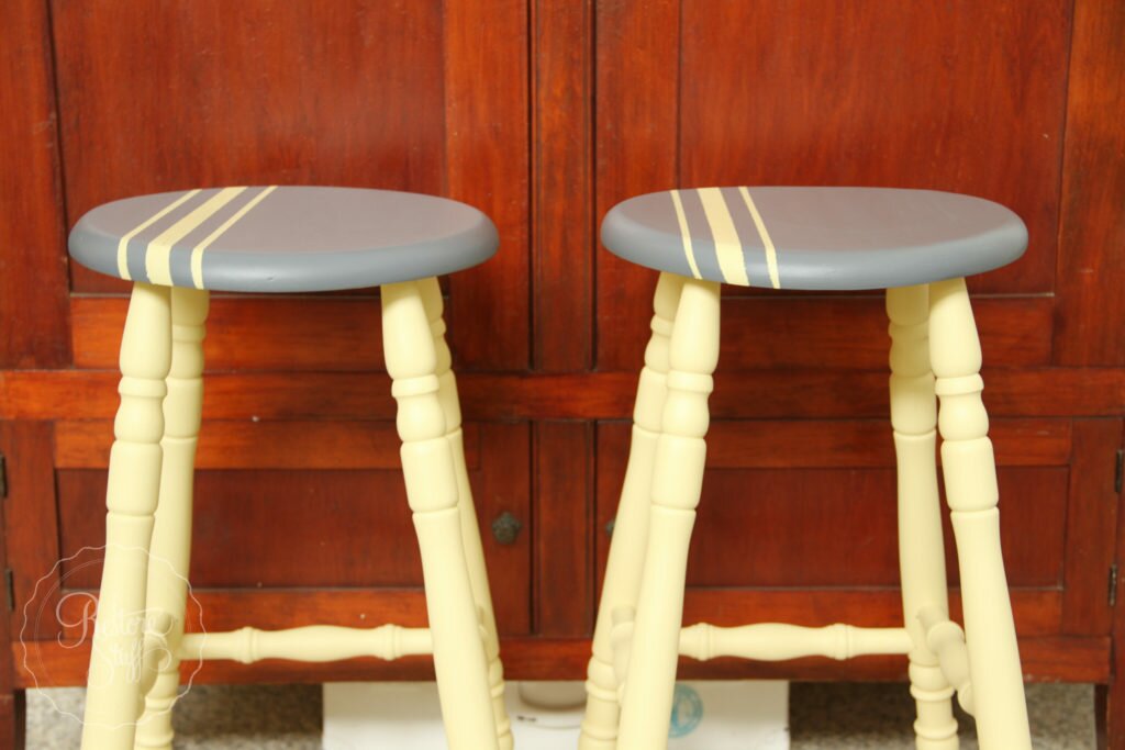 Aubusson & Soap stone stools-3743