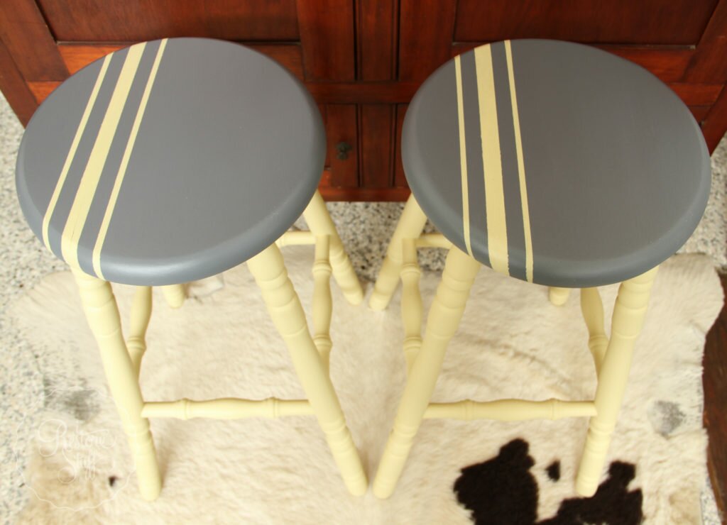 Aubusson & Soap stone stools-3749