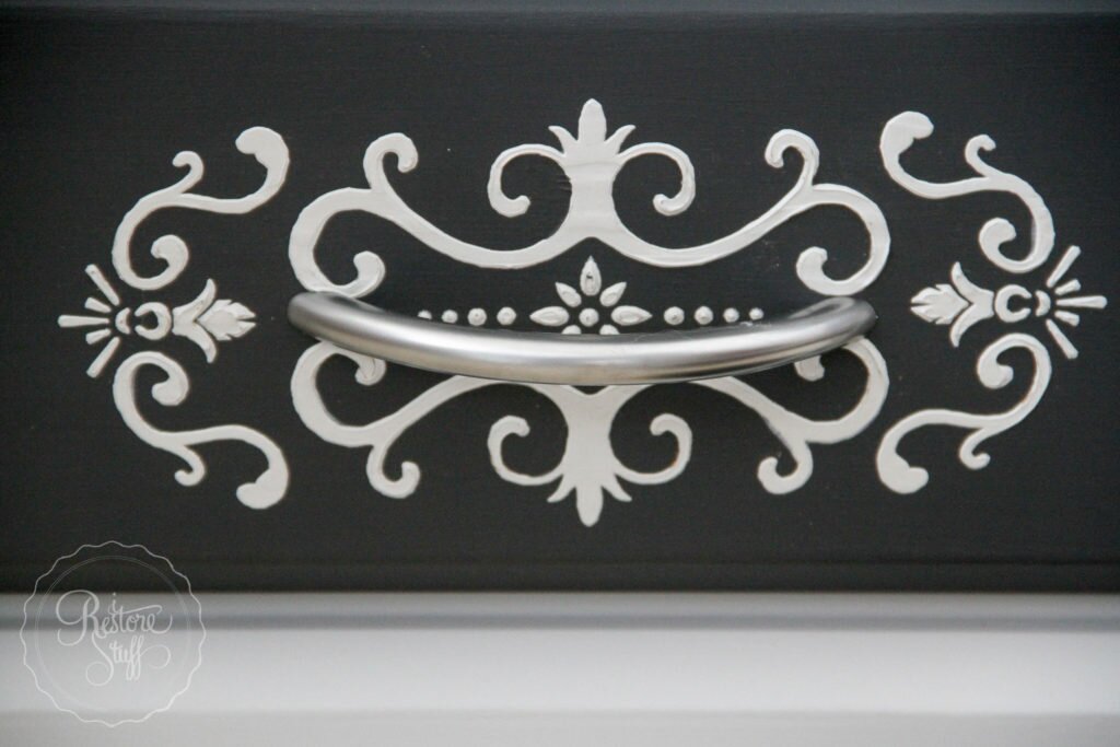 Embossed drawer stencil Sterling & Ash-1797