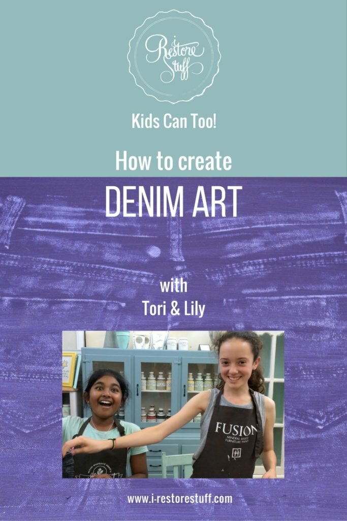 how to create denim art