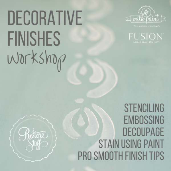 Decorative Finishes workshop