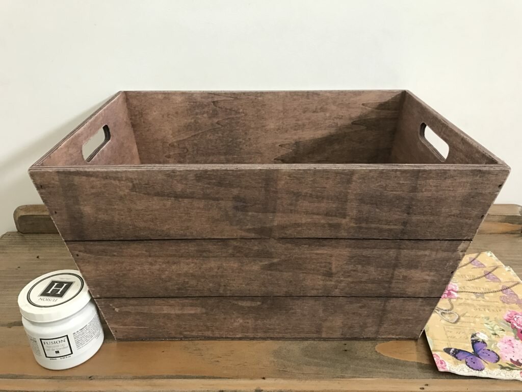 Kmart wooden crate