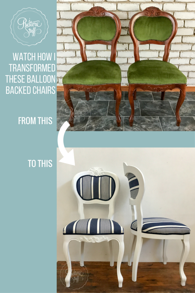 Balloon back chairs transformation